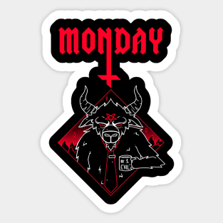 Black Monday Sticker